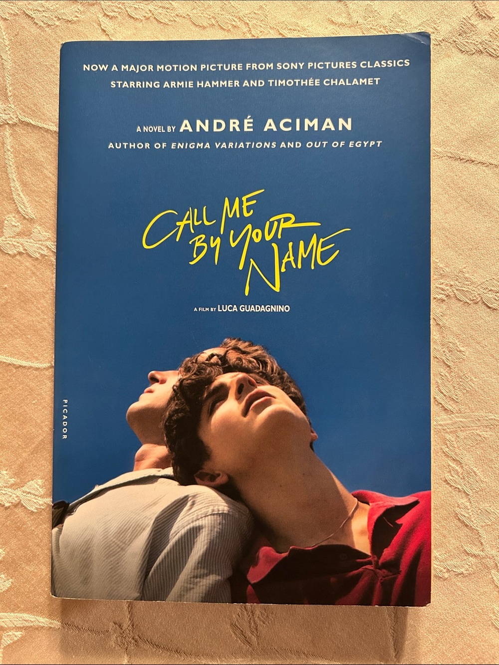 Call Me By Your Name by André Aciman Paperback Book